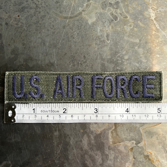 U.S. AIR FORCE embroidered tape patch - Vintage - Picture 8 of 10